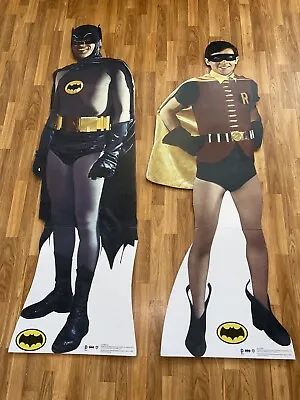 BATMAN And Robin 1960’s Lifesize CARDBOARD CUTOUT Standup Standee Poster • £96.51