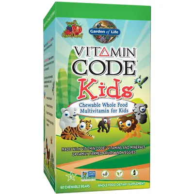 Garden Of Life Vitamin Code Kids Multi 60 Chewable Bears • $70.78