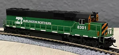 Atlas 49102 SD-60 W/Factory DCC Burlington Northern #8301 Tiger Stripe N-Scale • $155.80