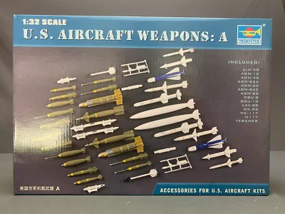 1:32 Trumpeter 03302 U.S. Modern Aircraft Weapons: A Model Kit PM0531 • $28.38