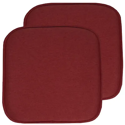 Charlotte Jacquard Cover Memory Foam Chair Pads 2 4 6 Or 12 Pack • $25.19