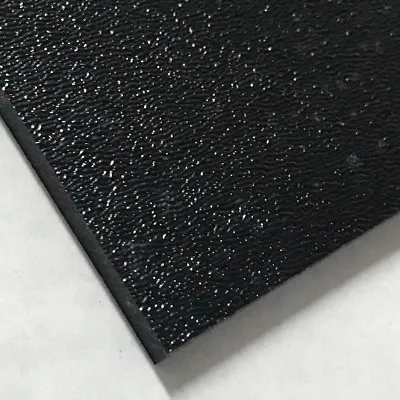 ABS Black Plastic Sheet .125 - 1/8  X 8  X 36” Textured 1 Side Vacuum Forming • $26.99