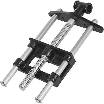 VEVOR 9  Woodworking Vise Bench Front Vise Cast Iron 300mm Chrome Plated Screw • $31.19