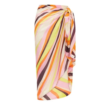 $39.95 • Buy BNWT Tigerlily Nous Sarong Colourful New With Tag Summer Wrap Beachwear $59