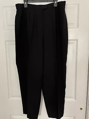 Womens Black Amanda Smith Woman Dress Pants Size 20W • $12