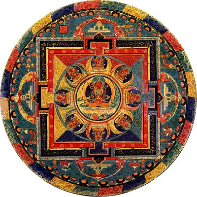 £15.95 • Buy Buddhist Mandala T Shirt. T-Shirt. 13 Sizes Spiritual Buddha Religion Symbol Art