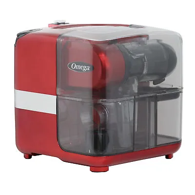 Omega Cold Press 365 Masticating Slow Juicer With On-Board Storage In Red • £398.92