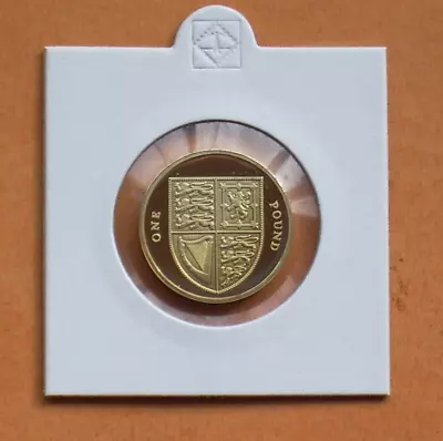 2011 Proof One Pound Shield  0f Royal Arms £1 Coin From Royal Mint Proof Set • £6.45