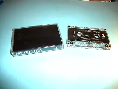 OG 1991 Metallica By Metallica Black Album Cassette Tape Elektra - TESTED EX/ EX • $25