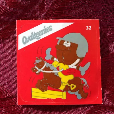 VINTAGE STICKER OVALTINE DRINK OVALTEENIES ACTIVITIES SPORT STEEPLECHASING No 22 • $4.99