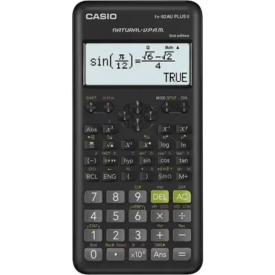 NEW Casio FX-82AU PLUS II 2nd Edition Scientific Calculator HSC High School Appr • $49.95