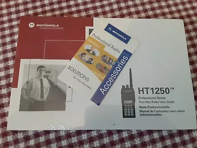 Motorola HT 1250 VHF Portable User Guide Sealed • $9.99