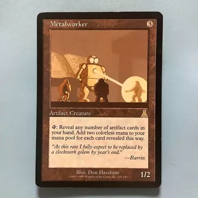 Magic The Gathering Metalworker Urza's Destiny Artifact English MTG Shipped JP • $118.50