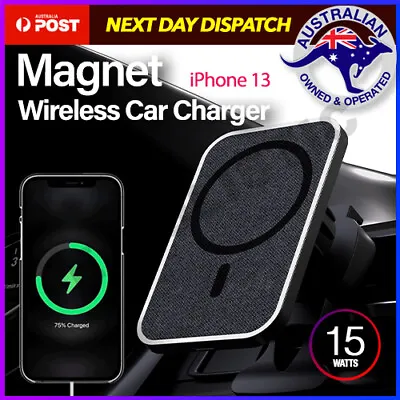 $35.95 • Buy Magnetic Wireless Charger Car Holder Wireless Mount For IPhone 13 14 Pro Max