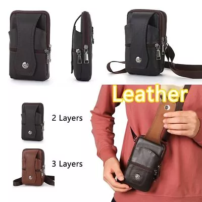 Vintage Crossbody Messenger Bags Handbags Fanny Pack Waist Bag Cell Phone Bags • $18.58