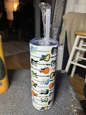 Guitar Mug - 20oz. Various Custom Music Themed Stainless Insulated Tumbler • $24.99