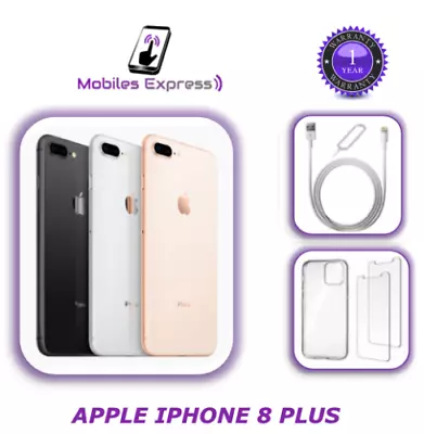 £199.99 • Buy Apple IPhone 8 Plus 64GB & 128GB & 256GB 4G LTE Unlocked IOS Smartphone