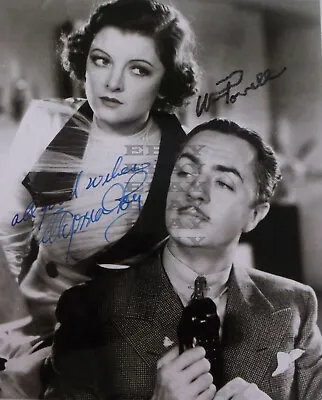 MYRNA LOY & WILLIAM POWELL Thinman Autographed Signed 8x10 Photo Reprint • $18.99