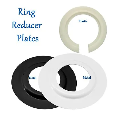 Metal/Plastic Lamp Shade Ring Reducer Plate Light Fitting Ring Washer Adapter UK • £7.89