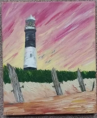  Original Acrylic Spurn Point Lighthouse  • £20