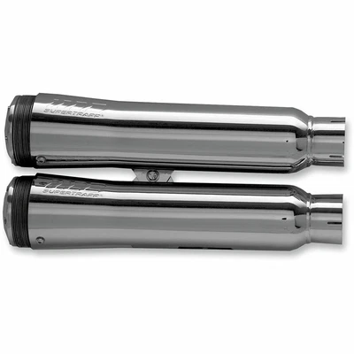 $827.06 • Buy Supertrapp Chrome 4  Fatshots Slip-On Mufflers 2006-17 Harley V-Rod Models