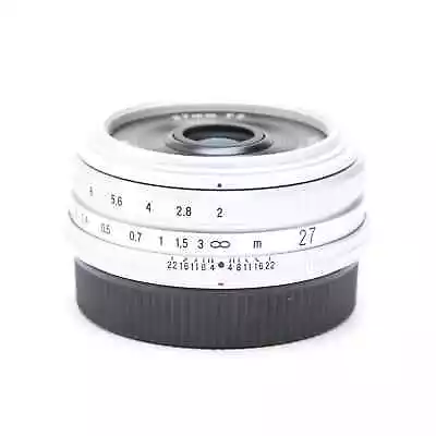 Voigtlander ULTRON 27mm F/2 Silver (Fujifilm X Mount) -Near Mint- #301 • $409