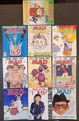 VINTAGE 1988 MAD MAGAZINE 7 OF 8 + SPRSUMWNT SPC LOT Of 10 (#276-#283) • $35