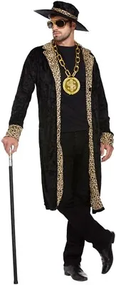 Pimp Gangster Men's Fancy Dress Costume • £16.99