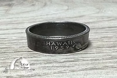 HAWAII State Quarter Coin Ring -  Powder Coated  Sizes 4-14 • $19.89