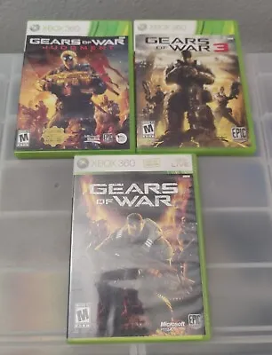 Gears Of War 1 3 & Judgement Lot Of 3 Bundle - Xbox 360 Collection Video Games • $19.95