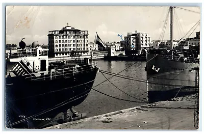 C1950's Steamship Landing Veracruz Veracruz State Mexico RPPC Photo Postcard • $14.98
