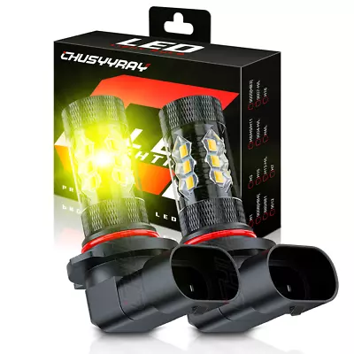 9005 9006 H10 9145 4500K Yellow 160W LED Fog Light Headlight Driving Bulbs Kit • $16.29