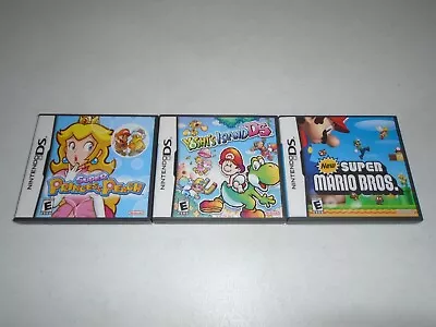 Super Princess Peach Yoshi's Island New Mario Bros ☆ CIB Authentic Nintendo DS • $179.99