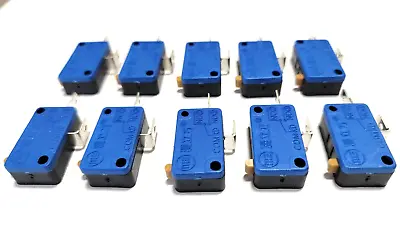 10 Brand New Micro Switch Single Pin Normally Open 120 / 240 Volt 16 Amp • $7.99