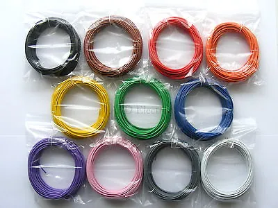 £23.97 • Buy 110m 16/0.2mm Equipment Wire Kit  3A - 20 AWG* 11 Colours  Stranded -  WP-041818
