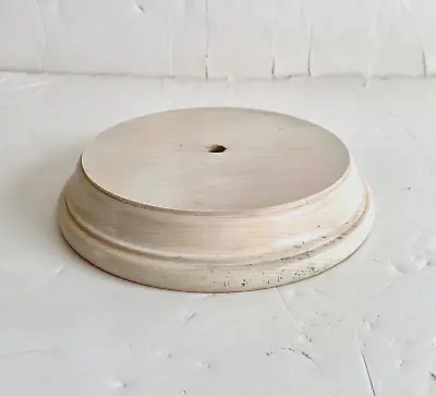 Vintage Wooden Table Lamp Base Stand Wood Contemporary Ranch Western Shabby Chic • £19.45