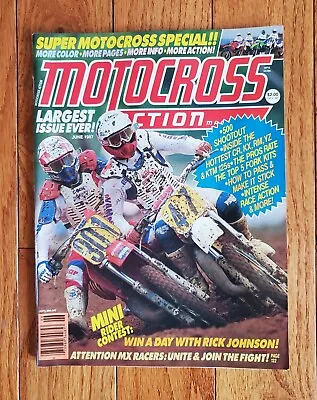 Motocross Action Magazine June 1987 Mx Motocross Supercross 500 Shootout Special • $14.99