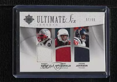 2009 Ultimate Collection Six Jerseys /99 Larry Fitzgerald Greg Jennings HOF • $115.24