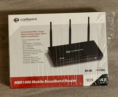Cradlepoint MBR1000 Mobile Broadband Router USB EV-DO LAN Open Box • $39.99