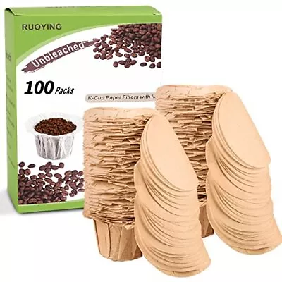 K Cup Coffee Paper Filters With Lid Disposable For Keurig Reusable K Cup Filter • $12.45