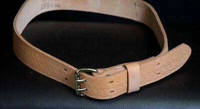 $25 • Buy Klein Tools Leather Heavy Duty Tan Embossed Tool Belt 5415L