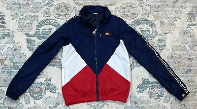 Ellesse Retro Color Block Full Zip Windbreaker Jacket Size XS X-Small • $25