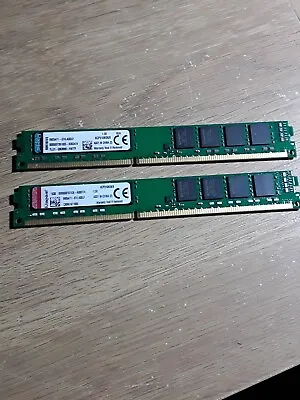 Kingston 16gb (2 X 8GB) KCP316ND8/8 DDR3 1600Mhz Desktop RAM Memory DIMM • £19.75