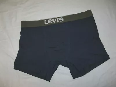 BNWOT  LEVIS  Mens  High Comfort Boxer Briefs   XXL  40   Waist  Navy Blue • £9.29