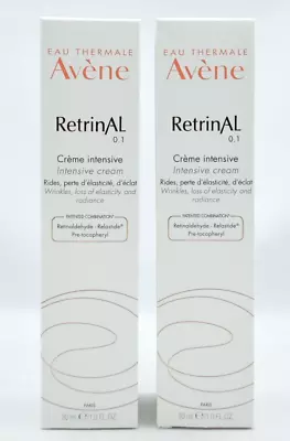 Avene RetrinAL 0.1 Intensive Cream - 1.0 Fl Oz/30 Ml *NIB  [ 2-Pack] Exp 09/2026 • $105