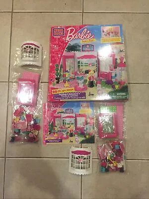 2012 Mega Bloks Barbie Build N Style Pet Shop Set 80224 Lot (2 Sets) • $33.99