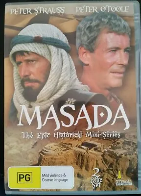 Masada Peter O'toole 1981 Epic Historical Mini Series Region 4 Dvd As New Jews • $39.11