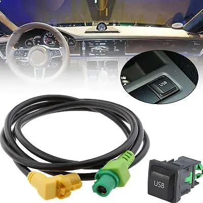 Car AUX USB Switch Cable Wiring For RCD510 RCD310 VW Golf/GTI/R MK5 MK6 Jetta • $17.84