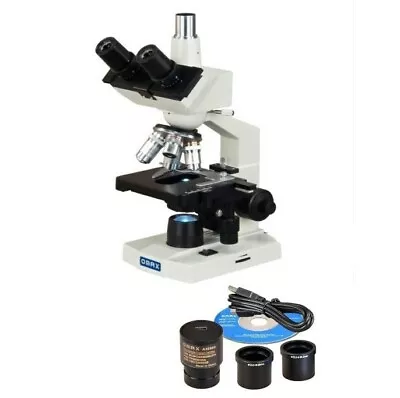 OMAX 40X-2500X LED Digital Lab Trinocular Compound Microscope With 5MP Camera • $329.99