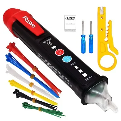Non-Contact AC Electrical Tester Pen Voltage Detector Light 12~1000V Accessories • $7.95